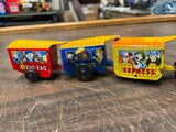 Vintage Wind Up ZIG-ZAG Western #970 Comic Express Tin Toy Tested Works