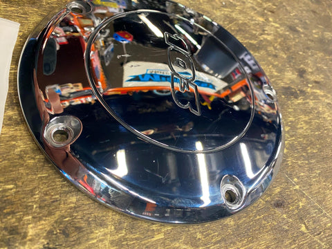 103 Chrome Derby Clutch Cover Harley Touring Softail FLH Glide Twin CAm OEM Dyna