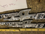 Gas tank Emblems Harley Touring FLH Glide Script OEM Street Road Ultra Classic