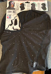 HAIR GLOVE LADIES BALACLAVA BLACK "STARRY NIGHT" WINTER WEIGHT FACE MASK