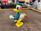 Vintage 1950s Marx Wind-Up Plastic Donald Duck w/Whirling Tail Disney WORKS!