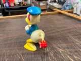 Vintage 1950s Marx Wind-Up Plastic Donald Duck w/Whirling Tail Disney WORKS!