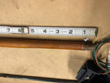 Vtg wooden walking stick cane Twisted Hardwood 35" Antique Gentleman 1900's fanc