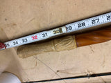 Vtg wooden walking stick cane Twisted Hardwood 35" Antique Gentleman 1900's fanc