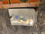 Vtg Belt Buckle Inlaid Natural Abalone Silver Dress Cowboy Western Mexico Fancy!