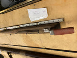 Handmade Wood Ice Fishing Pole Hand Wound Vtg Decor Camp man Cave Folk Art Prima