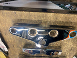 Chrome Triple Trees Harley Shovelhead Panhead Softail 41mm Wide Glide Chopper 49