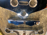 Chrome Triple Trees Harley Shovelhead Panhead Softail 41mm Wide Glide Chopper 49