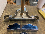 Chrome Triple Trees Harley Shovelhead Panhead Softail 41mm Wide Glide Chopper 49
