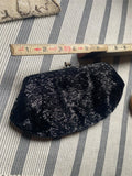 Vtg Black ladies coin Purse Beads 1940's Clothing Accessories Japan WW2 Dress