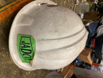 Vtg jadco qt-450 hard hat Cap Steel Mill Plant Construction USA White Robinson