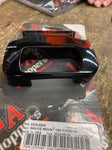 LA CHOPPERS Gloss Black Gauge Mount 1" T-Bar M8 Street bob softail Breakout 18^