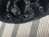 Vtg Black ladies coin Purse Beads 1940's Clothing Accessories Japan WW2 Dress