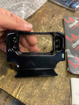 LA CHOPPERS Gloss Black Gauge Mount 1" T-Bar M8 Street bob softail Breakout 18^
