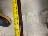 19' Telescoping Fishing Pole Rod Vtg Fiberglass? Bamboo? Decor Camp Man Cave!
