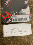 LA CHOPPERS Gloss Black Gauge Mount 1" T-Bar M8 Street bob softail Breakout 18^