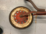 Antique Scooter Kick 1930's Artillery Wheels Vtg Toy Metal Wood Early Steel!
