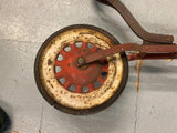 Antique Scooter Kick 1930's Artillery Wheels Vtg Toy Metal Wood Early Steel!