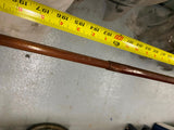 19' Telescoping Fishing Pole Rod Vtg Fiberglass? Bamboo? Decor Camp Man Cave!