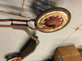 Antique Scooter Kick 1930's Artillery Wheels Vtg Toy Metal Wood Early Steel!