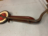 Antique Scooter Kick 1930's Artillery Wheels Vtg Toy Metal Wood Early Steel!