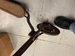 Antique Scooter Kick 1930's Artillery Wheels Vtg Toy Metal Wood Early Steel!