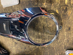 2021> OEM Harley Chrome Road Glide Fuel Gas Tank Dash Console Cover Panel FLTR