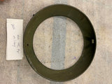 Vtg NOS 7" Military Truck Headlamp ring Willys Ford ton 1/2 40's Headlight Olive