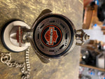 Harley Heritage Softail Custom Franklin Mint Pocket Watch & Stand EAgle Vtg Acc!