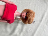 Vtg 1958 Barbie 1962 Midge Blonde Bubble Cut Hair Doll Cutoff Top Beachwear outf