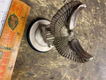 Harley Heritage Softail Custom Franklin Mint Pocket Watch & Stand EAgle Vtg Acc!