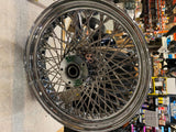 80 Spoke Front wheel 3x16 Heritage Softail Wide Glide fatboy 2000^ SS Billet Hub