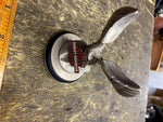 Harley Heritage Softail Custom Franklin Mint Pocket Watch & Stand EAgle Vtg Acc!