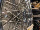 80 Spoke Front wheel 3x16 Heritage Softail Wide Glide fatboy 2000^ SS Billet Hub