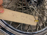 80 Spoke Front wheel 3x16 Heritage Softail Wide Glide fatboy 2000^ SS Billet Hub