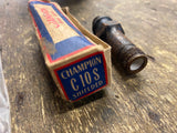 Vtg NOS C10S Champion Ceramic Aircraft Airplane Spark Plug Shielded NIB!