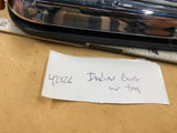 Indian Chief Motorcycle Floorboards Leather trim Polaris Boards OEM Logo Pair!