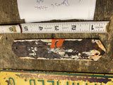 Vtg 20s Barnes Tucker Porcelain Sign Railroad Train Car Station Antique Advertis
