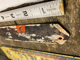 Vtg 20s Barnes Tucker Porcelain Sign Railroad Train Car Station Antique Advertis