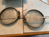 VTG Model T Headlight 6 7/8" Lens 7" Ring Auto Truck Antique Hot Rod Glass Clear