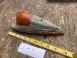 Vtg Cab Marker Light Truck Tractor Trailer 1 ton Dump Flat Semi Dietz Glas Amber