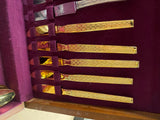 heirloom silver-plated flatware set Rogers bros Gold Wood Box Case Vtg Silverwar