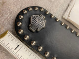 leather studded console insert tank panel Harley FLHRS Road King Dash Cover 7141