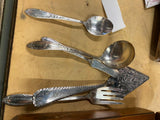 heirloom silver-plated flatware set Rogers bros Gold Wood Box Case Vtg Silverwar