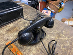 Vtg Western Electric Telephone Antique & ringer box Movie prop Rotary Bakelite!