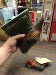 Vtg Austin Nichols Empty Wild Turkey Liquor Bottle 185 No. 6 Decanter & Box