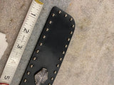 leather studded Tour Pak Lid Harley Insert Trim Ultra Classic Road glide FLH aCC