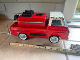 Vtg 1960's Nylint Pumper Fire Truck Pressed Steel Truck 11" Tin Toy