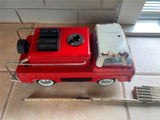 Vtg 1960's Nylint Pumper Fire Truck Pressed Steel Truck 11" Tin Toy