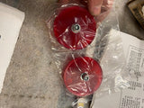 Harley NOS OEM 59264-86 pair reflectors Saddlebags Heritage Softail 86-90 Square